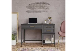 Westerleigh Höj-och Sänkbart Skrivbord 116 cm Förvaring Lådo
