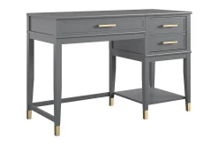 Westerleigh Höj-och Sänkbart Skrivbord 116 cm Förvaring Lådo