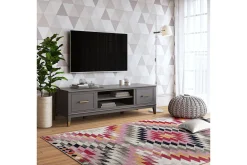 Westerleigh TV-bänk 152x50 cm Grafitgrå