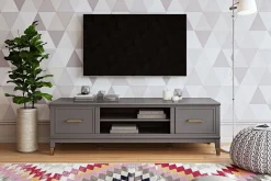 Westerleigh TV-bänk 152x50 cm Grafitgrå
