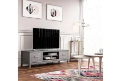 Westerleigh TV-bänk 152x50 cm Grafitgrå