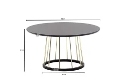 Wilhem Soffbord 80 cm Rektangulär