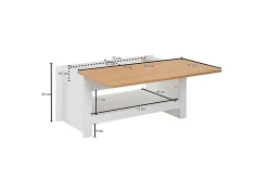 Wilhem Soffbord 85 cm Rektangulär