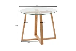 Wilhem Soffbord 58 cm Rund