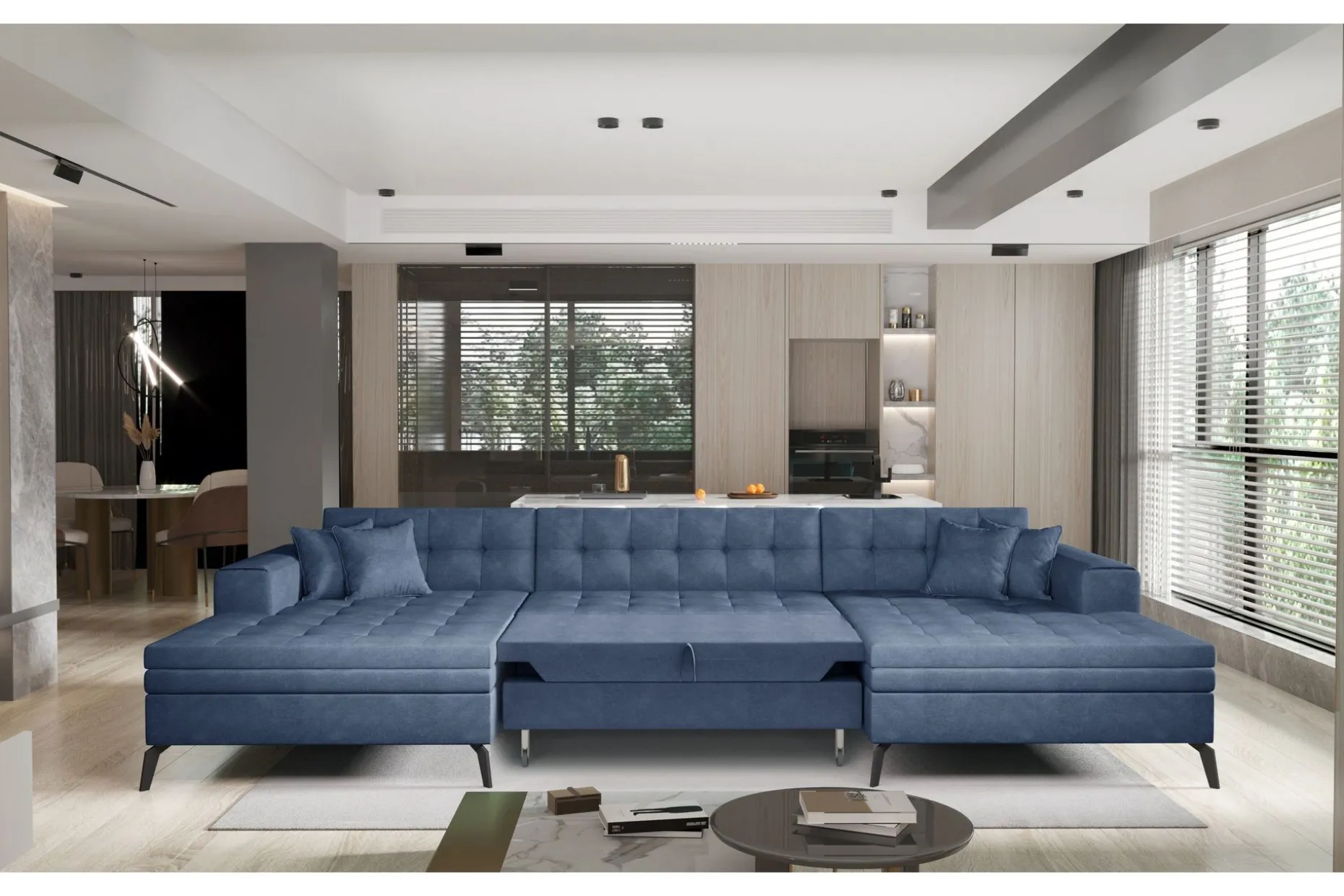 Willows U-bäddsoffa Dubbeldivan