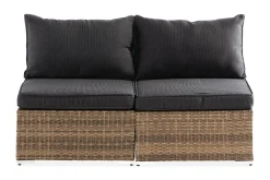 Wisconsin Premium 2-sits Loungesoffa utomhus – Utesoffa i Konstrotting för balkong