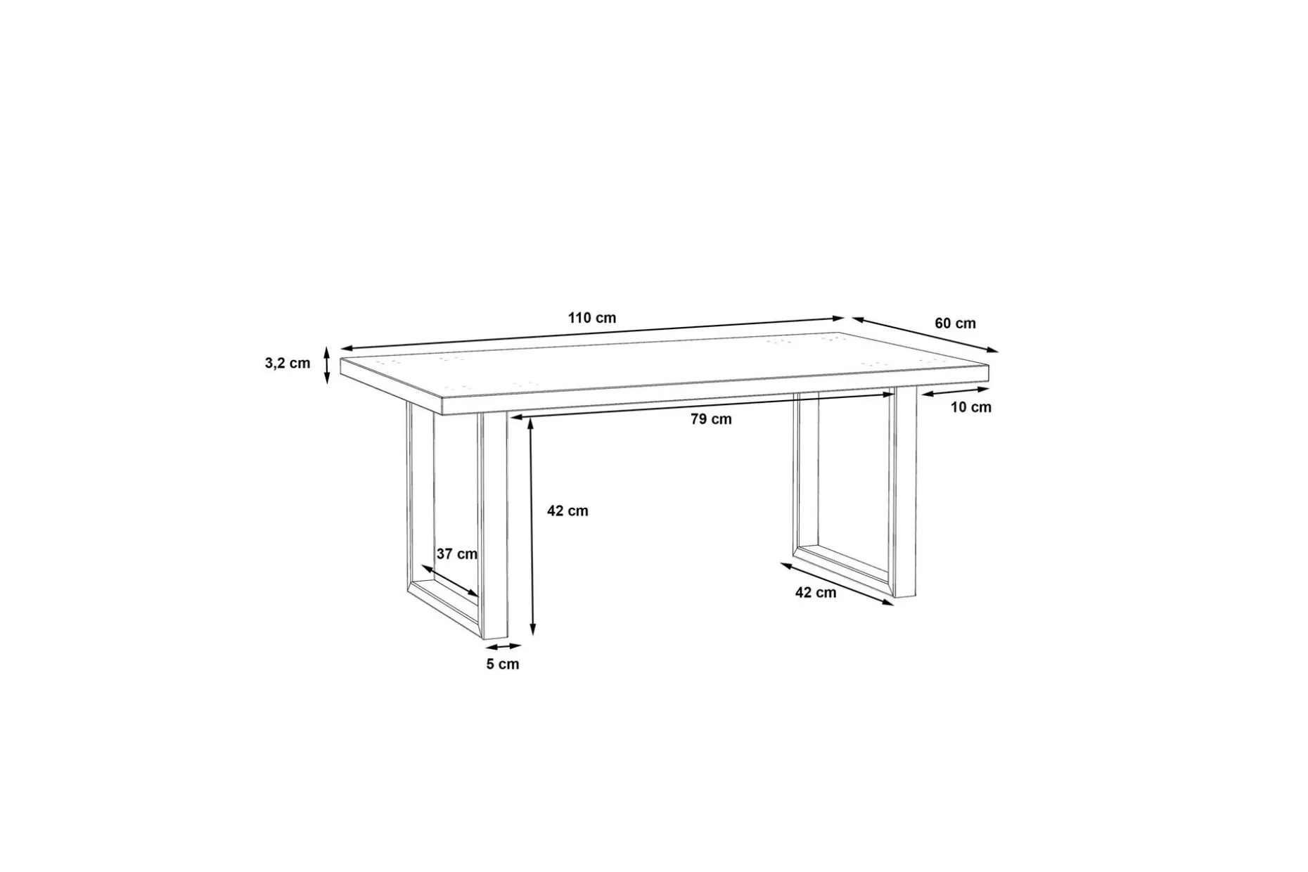 Yatton Soffbord 110 cm