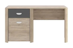 Yazmene Skrivbord 130 cm med Förvaring Låda + Skåp
