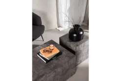York High Travertin Soffbord 80 cm
