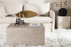 York Travertin Soffbord 80x60x40 cm