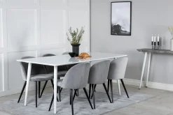 Ypas Matgrupp 180 cm inkl 6 Valeri Stolar