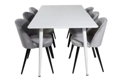 Ypas Matgrupp 180 cm inkl 6 Valeri Stolar