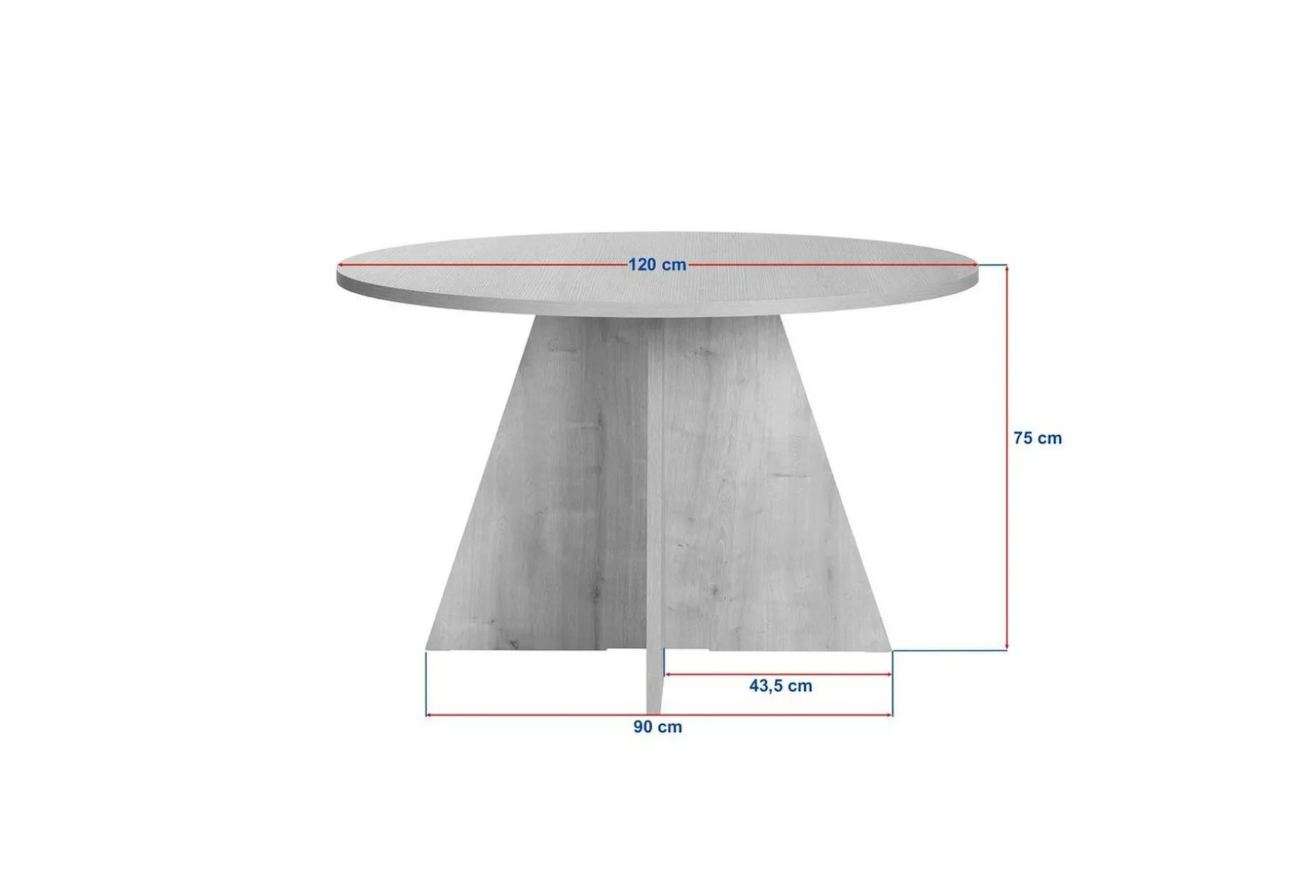 Zalen Matbord 120 cm