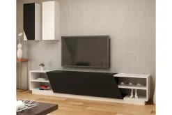 Zebrai Tv-Bänk med Dold Förvaring