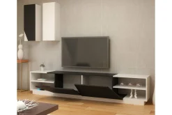 Zebrai Tv-Bänk med Dold Förvaring