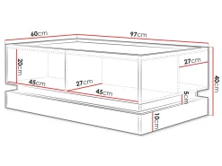 Zelric Soffbord 97 cm