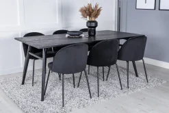 Zenazmi Förlängningsbar Matgrupp 195 cm inkl 6 Foyos Stolar
