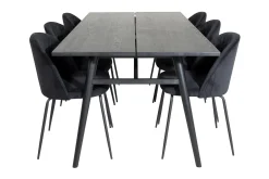 Zenazmi Förlängningsbar Matgrupp 195 cm inkl 6 Foyos Stolar
