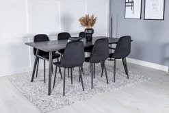 Zenazmi Förlängningsbar Matgrupp 195 cm inkl 6 Ypas Stolar
