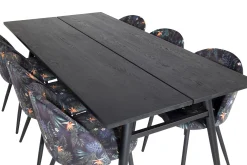 Zenazmi Matgrupp 195 cm + 6 Sedavi Matstolar