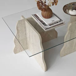 Zevric Soffbord 65x105 cm Rektangulär Glas