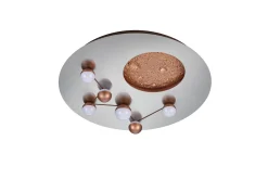 Zodiac LED Plafond borstad stål