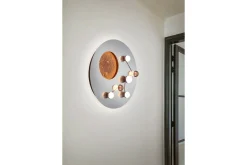 Zodiac LED Plafond borstad stål