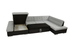 Zumar 5-sits Hörnbäddsoffa White