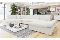 Zumar 5-sits Hörnbäddsoffa White